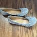 J. Crew Shoes | Host Pickbest In Shoesj. Crew Anya Suede Ballet Flats Gray Blue Size 7 | Color: Blue/Gray | Size: 7