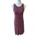 Athleta Dresses | Athleta Santorini Dress Women’s Medium Burgundy Print Midi Empire Waist | Color: Red | Size: M