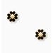 Kate Spade Jewelry | Kate Spade "Spades And Studs" Enamel Earrings | Color: Black/Gold | Size: Os