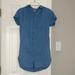 Madewell Dresses | Blue Madewell Button Down Shirt Dress | Color: Blue | Size: Xxs