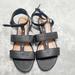 American Eagle Outfitters Shoes | American Eagle Women’s Black Double Strap Beach Sandals Casual Shoes Sz 9 | Color: Black | Size: 9