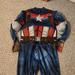 Disney Costumes | Disney Captain American Costume | Color: Blue/Red | Size: 9/10