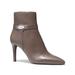 Michael Kors Shoes | Michael Kors Womens Gray At Ankle Finley Flex Toe Stiletto Slip On Booties 9.5 | Color: Gray | Size: 9.5