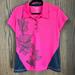 Adidas Tops | Adidas Golf Polo Size M | Color: Black/Pink | Size: M