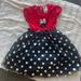 Disney Dresses | Disney Minnie Mouse Dress Size 6 | Color: Black/Red | Size: 6g