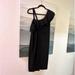 Jessica Simpson Dresses | Maternity Ruffle Shoulder Jessica Simpson Black Dress Size Small | Color: Black | Size: Sm