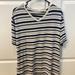 Lululemon Athletica Shirts | Lululemon Mens Vneck Stripes | Color: Blue/White | Size: Xl