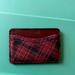 J. Crew Accessories | J . Crew Card Holder | Color: Black/Red | Size: Os