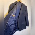 Michael Kors Suits & Blazers | Michael Kors 48 Reg 100% Wool Navy Pinstripe Suit Jacket | Color: Blue | Size: 48r