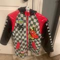 Disney Jackets & Coats | Boys Disney Cars Rain Coat - Size 7/8 | Color: Black/Red | Size: 7/8