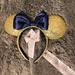 Disney Accessories | Disney World 50th Anniversary Earidescent Collection Minnie Mouse Ears Headband | Color: Blue/Gold | Size: Os