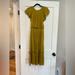 Anthropologie Dresses | Anthropologie Silky Dress | Color: Yellow | Size: S