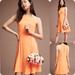 Anthropologie Dresses | Anthropologie Sleeveless Fit & Flare Dress 4p Nwt Retail $158 | Color: Orange/Pink | Size: 4p