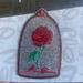 Disney Other | Disney Beauty And The Beast Rose Iron Patch | Color: Red | Size: Os