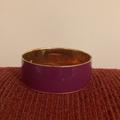 J. Crew Jewelry | J Crew Purple Banded Bangle | Color: Gold/Purple | Size: Os