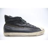 Converse Shoes | Converse X John Varvatos Men's Size 11.5 Leather High Sneakers 145378c Zipper | Color: Black/White | Size: 11.5