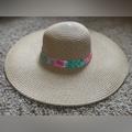 Lilly Pulitzer Accessories | Lilly Pulitzer Gwp Straw Hat Journey To The Jungle. New With Tags. | Color: Tan | Size: Os