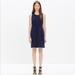 Madewell Dresses | Madewell Navy Verse Mini Dress Zippered Back | Color: Blue | Size: Xs