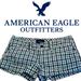 American Eagle Outfitters Shorts | American Eagle Outfitters Favorite Short Gingham Checkered Cuffed Low Rise 4 Y2k | Color: Blue/White | Size: 4