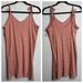 American Eagle Outfitters Dresses | American Eagle Aeo Striped Ribbed Tie Strap Dress Size Medium New Nwt | Color: Pink | Size: M