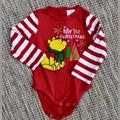 Disney One Pieces | Disney Vintage Baby’s 1st Christmas Long Sleeve Onesie Size 18-24 Mo. | Color: Red | Size: 18-24mb