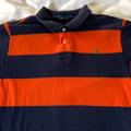 Ralph Lauren Shirts & Tops | Kids Ralph Lauren Polo Shirt Sleeve Orange And Blue Shirt | Color: Blue/Orange | Size: Xlb