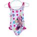 Disney Swim | Disney Store Swimsuit Toddler Girls 3t Minnie Mouse Sunnies Floral Bow One Piece | Color: Pink/White | Size: 3tg