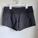 Lululemon Athletica Shorts | Lululemon Black Run Times Shorts Low Waisted 4” Inseam ( Size 6 ) | Color: Black | Size: 6