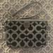 Coach Bags | Coach Jacquard Optic Art Wristlet-Black/Silver Excellent Condition | Color: Black/Silver | Size: Os