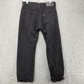 Levi's Jeans | Levis Jeans Mens 34x27 Black 100% Cotton 501 Button Fly Classic Fit Straight Leg | Color: Black | Size: 34