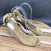 Jessica Simpson Shoes | Jessica Simpson Brown Suede Slingback Peep Toe Wedge Sandals Womens Size 6 | Color: Brown | Size: 6