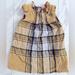 Burberry Dresses | Burberry Check Toddler Girls Dress In Yellow, Gray, And White. | Color: Gray/Yellow | Size: 3tg