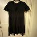 J. Crew Dresses | Jcrew Broken-In Jersey Tiered Mini Dress Black. Never Worn No Tags | Color: Black | Size: Xs