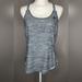 Adidas Tops | Adidas Climate *Criss-Cross Back *Grey/Black Athletic Tank Top. Size M | Color: Black/Gray | Size: M