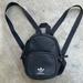 Adidas Bags | Adidas Mini Backpack With Silver Embroidered Logo | Color: Black/Silver | Size: Os