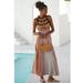 Anthropologie Dresses | By Anthropologie Deco Cover-Up Maxi Dress Size Medium | Color: Black/Orange | Size: M