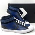 Converse Shoes | Converse Pro Blaze Strap Leather Sneakers High Top Navy Casual Women Kid A04834c | Color: Black/Blue | Size: Various