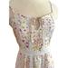 Jessica Simpson Dresses | Jessica Simpson White Floral Midaxi Dress | Color: Pink/White/Yellow | Size: S