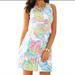 Lilly Pulitzer Dresses | Lilly Pulitzer Felicity Fit & Flare Beach Dress | Color: Green/Pink | Size: S