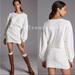 Anthropologie Sweaters | Anthropologie Cable Knit Sweater Mini Skirt Set Of 2 Pullover White Size M Nwt | Color: White | Size: M