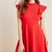 Anthropologie Dresses | Anthropologie Maeve Red Deena Mini Dress | Color: Red | Size: 2x
