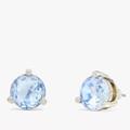 Kate Spade Jewelry | Kate Spade New York Rise And Shine Studs Light Sapphire Earrings Jewelry Nwt | Color: Blue/Silver | Size: Os