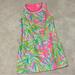 Lilly Pulitzer Dresses | Lilly Pulitzer Mila Shift Dress In Tiki Pink Royal Lime Size 2 | Color: Green/Pink | Size: 2