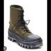 Free People Shoes | Free People Goldie Combat Boot In Khaki & Black | Color: Black/Green | Size: 37eu