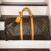 Louis Vuitton Bags | Louis Vuitton Keepall Lv 55 Monogram Boston Travel Weekend Duffle Bag Authentic | Color: Brown/Cream | Size: 55