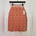 Anthropologie Skirts | Anthropologie/Maeve Printed Mini Skirt | Color: Orange/Pink | Size: Xs