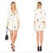 Free People Dresses | Free People White Floral Time On My Side Wrap Dress Size M Medium Ivory Yellow | Color: White/Yellow | Size: M