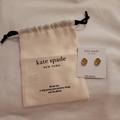 Kate Spade Jewelry | Kate Spade New York Gold-Tone Oval Color Cubic Zirconia Stud Earrings - | Color: Gold/Pink | Size: Os