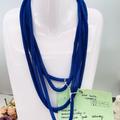 Kate Spade Jewelry | Kate Spade Saturday Vintage Signature Gradient Chain Necklace | Color: Blue/Gold | Size: Os
