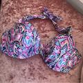 Victoria's Secret Swim | 36d Victoria’s Secret Paisley Bikini Top | Color: Blue/Pink | Size: 36 D